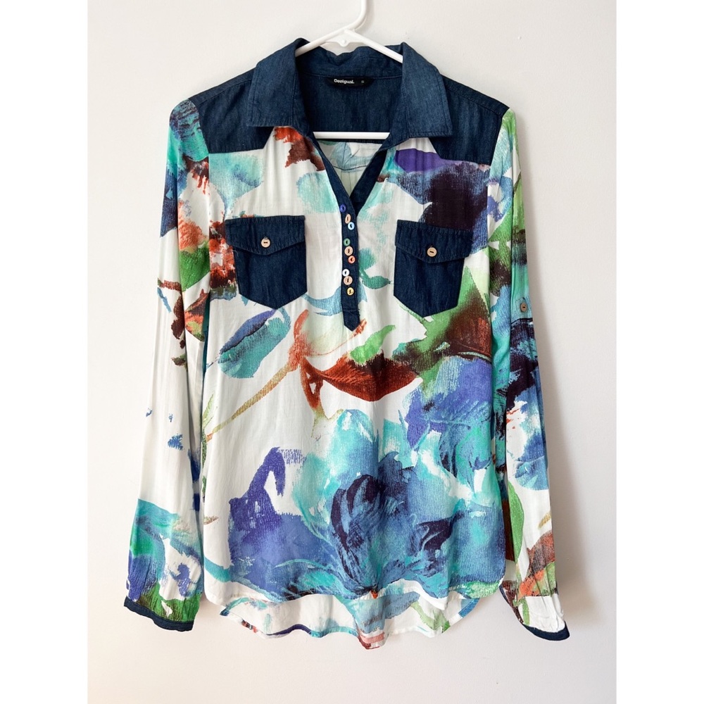 Desigual Watercolor Blouse